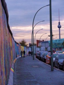 East Side Gallery & TV tower East Side Gallery & TV tower