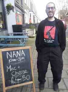 Appropriately, given we talk about Clapton native the penal reformer John Howard, one of our first guests on a Discover Clapton walk was wrongfully arrested and held overnight in 2005. Hackney resident David Mery (pictured here) was front page news. More on our tour...