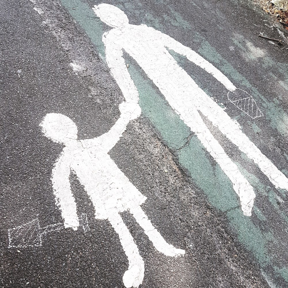 Bucket and Spade street chalk pic small