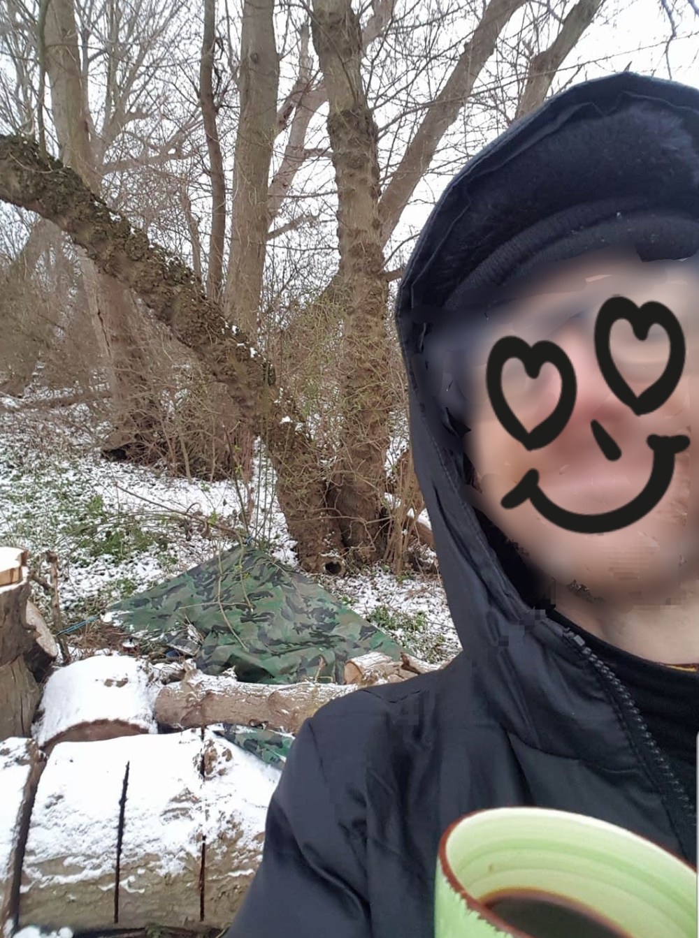 Holidays in Hackney marshes morning bivvy pic